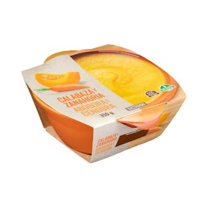 Crema de calabaza y zanahoria