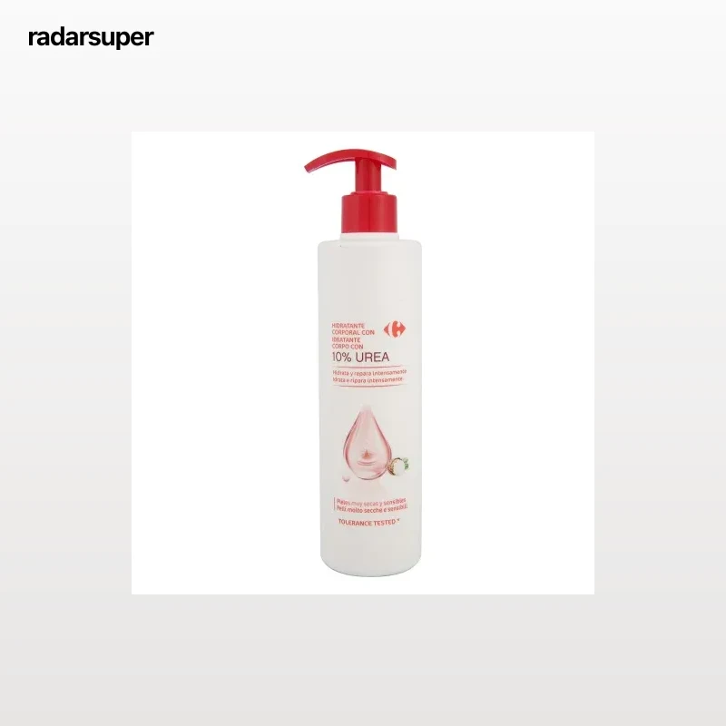 Crema corporal hidratante 10% Urea Carrefour 400 ml.