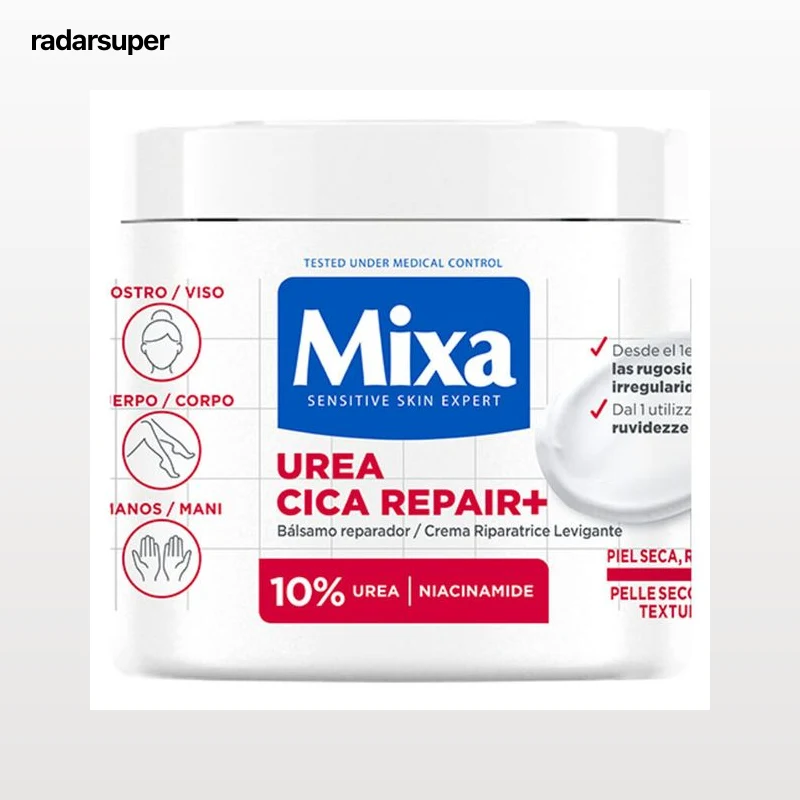 Crema corporal Mixa 400 ml Urea Cica Repair+