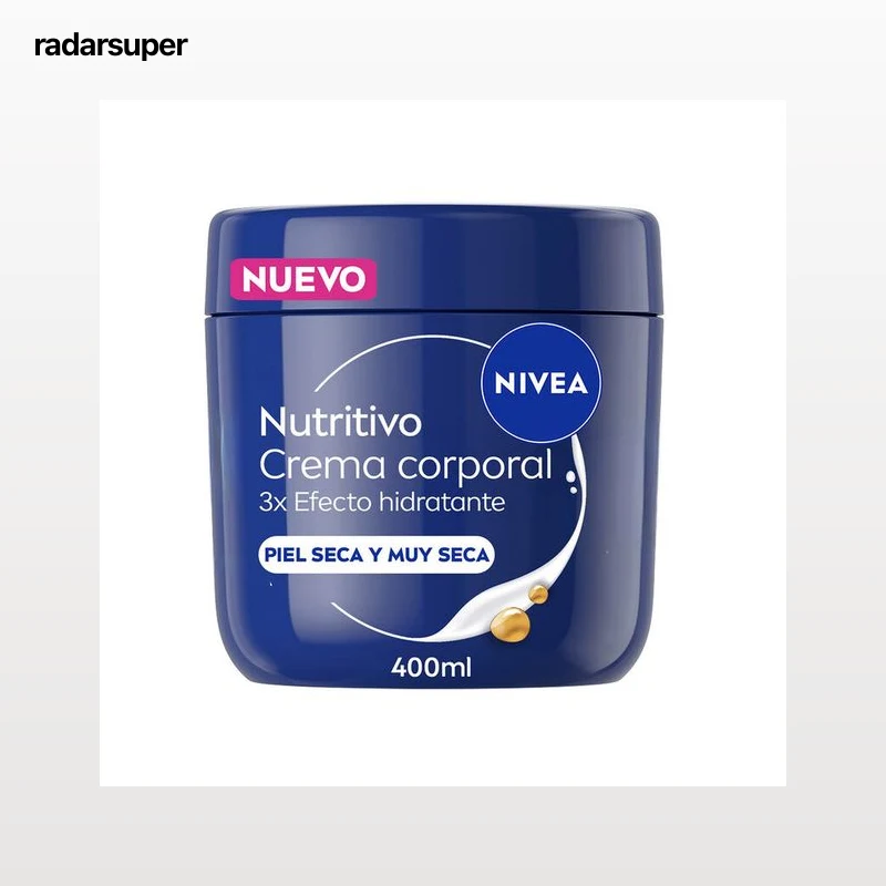 Crema corporal nutritiva piel seca y muy seca Nivea 400ml
