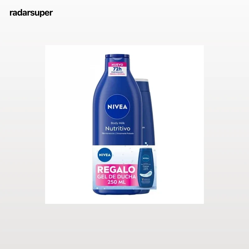 Crema corporal nutritivo Nivea 400 ml. + gel de ducha Nivea 250 ml.