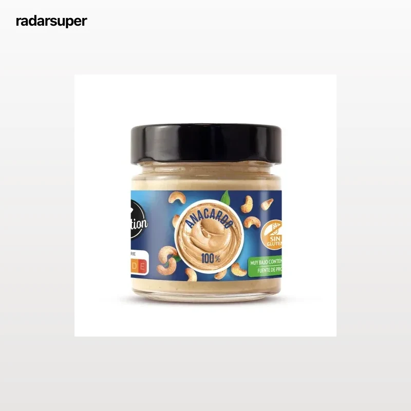 Crema de anacardo Carrefour Sensation sin gluten 200 g.