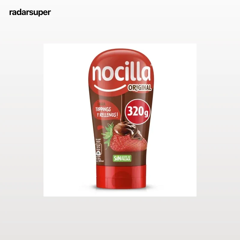 Crema de cacao con avellanas Nocilla sin gluten 320 g.