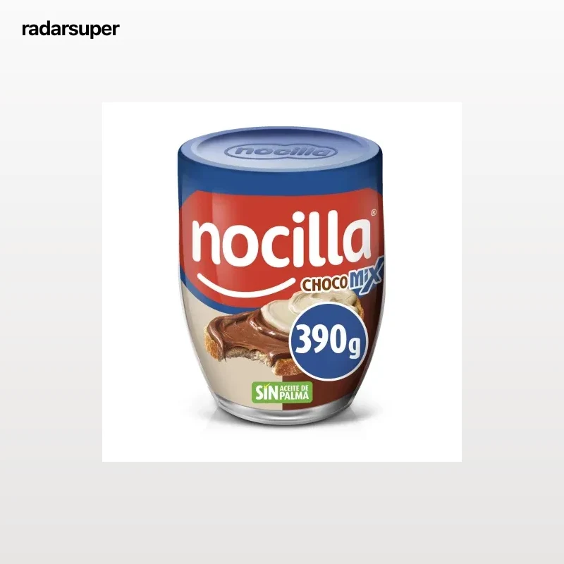 Crema de cacao y leche con avellanas Nocilla sin gluten 390 g.