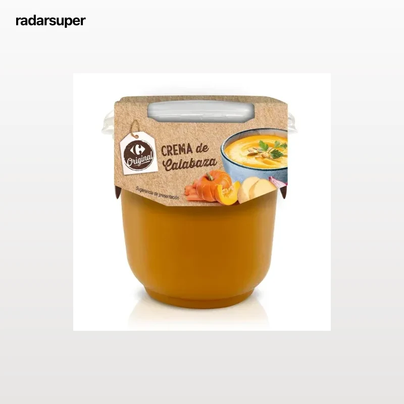 Crema de calabaza Carrefour Original 350 ml.