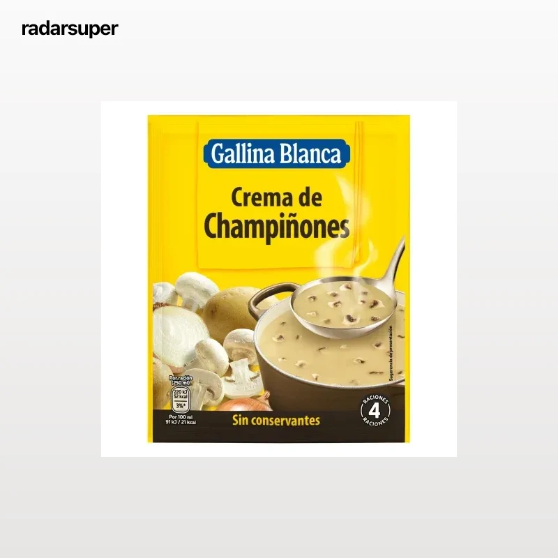 Crema de champiñones Gallina Blanca 62 g.