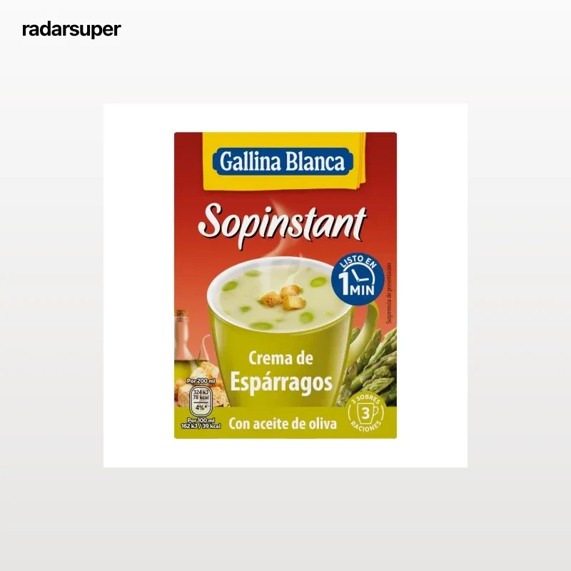 Crema de espárragos Gallina Blanca 57 g.