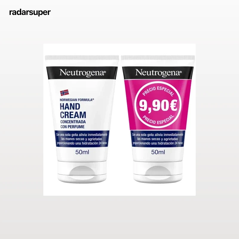 Crema de manos concentrada con perfume Neutrogena 2 unidades 50 ml.