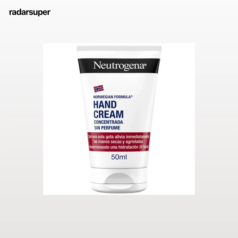 Crema de manos concentrada sin perfume alivio inmediato para manos secas Neutrogena 50 ml.