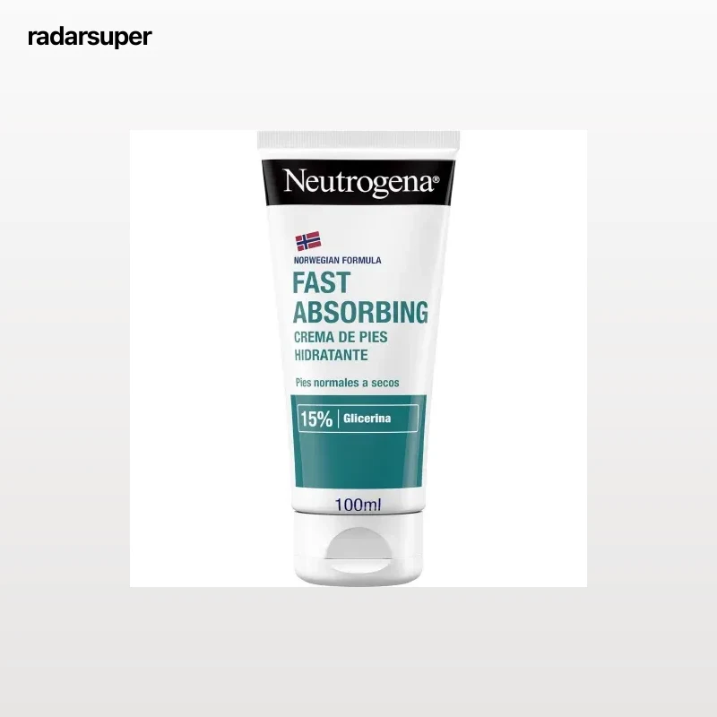 Crema de pies absorción inmediata para pieles secas Neutrogena 100 ml.