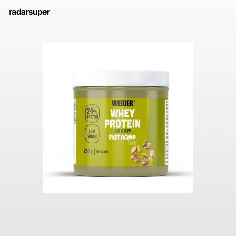 Crema de pistacho alta en proteínas Weyder sin azúcar 250 g.