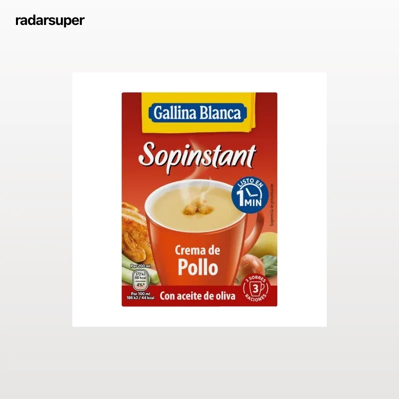 Crema de pollo Gallina Blanca 63 g.