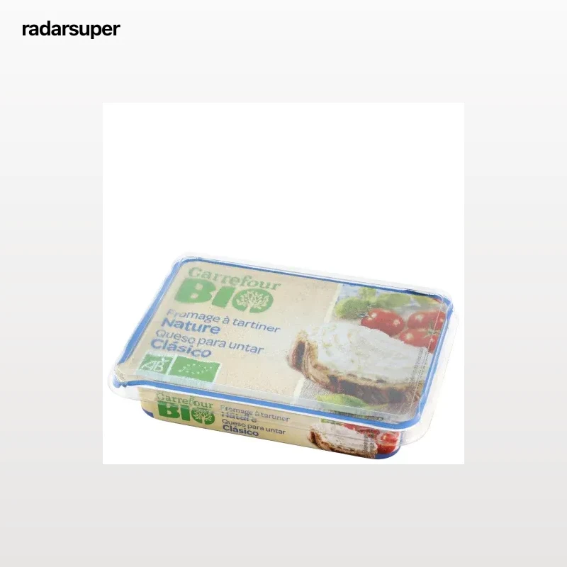 Crema de queso clásico ecológico Carrefour Bio 150 g.