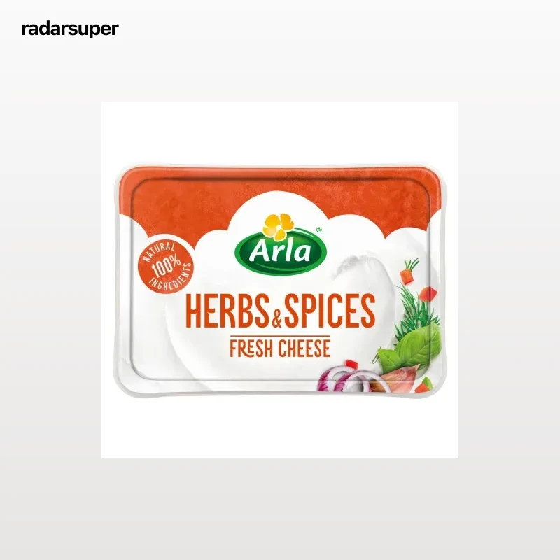 Crema de queso con finas hierbas Arla 200 g.