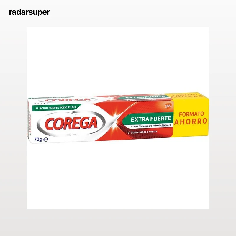 Crema dental fijado Corega 70gr Extra fuerte