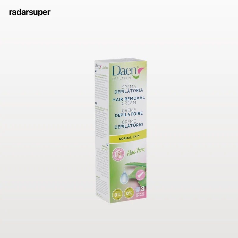 Crema depilatoria con aloe vera Daen 125 ml