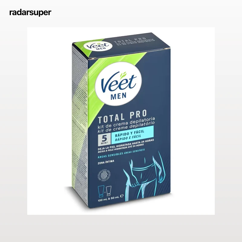 Crema depilatoria áreas sensibles + bálsamo post-depilación Veet 150 ml