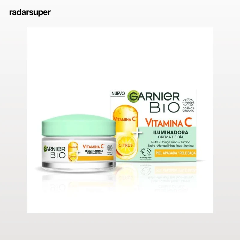 Crema de día iluminadora con vitamina c Garnier 50ml