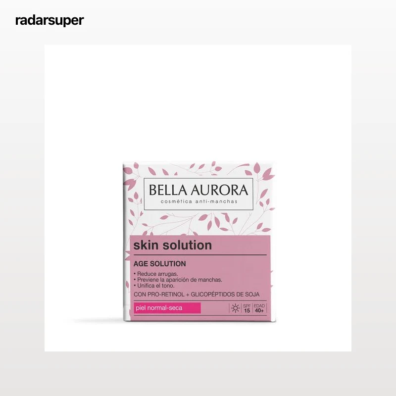 Crema día con pro retinol y glicopéptidos de soja para piel normal o seca Bella Aurora 50ml