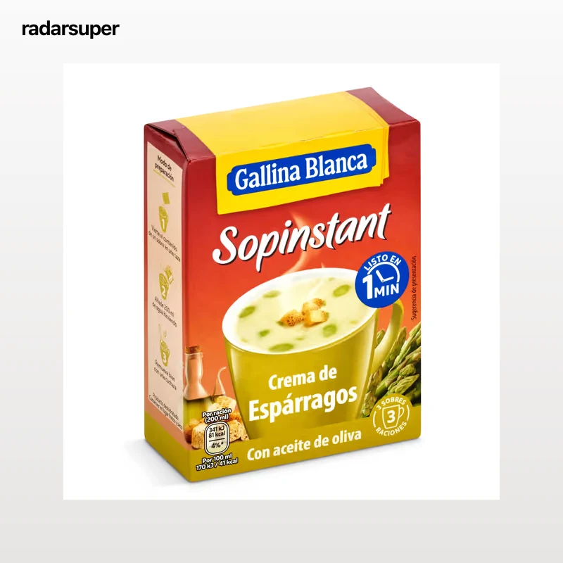 Crema de espárragos Gallina Blanca Sopinstant 57 g
