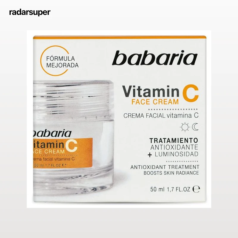 Crema facial Babaria 50 ml Vitamina C Antioxidante+Luminosidad
