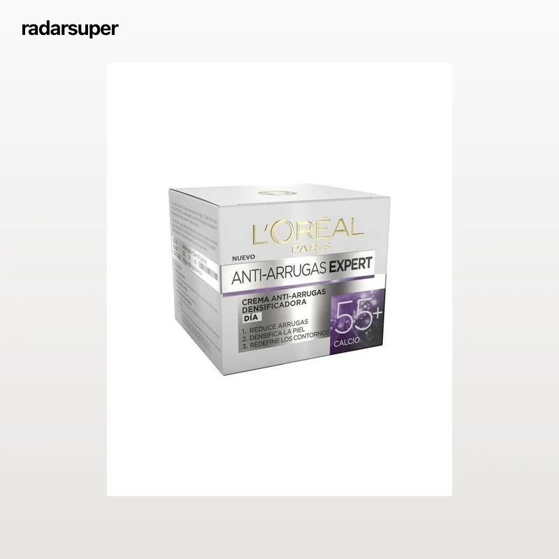 Crema facial de día L'Oréal 50ml expert 55 + calcio antiarrugas densificadora