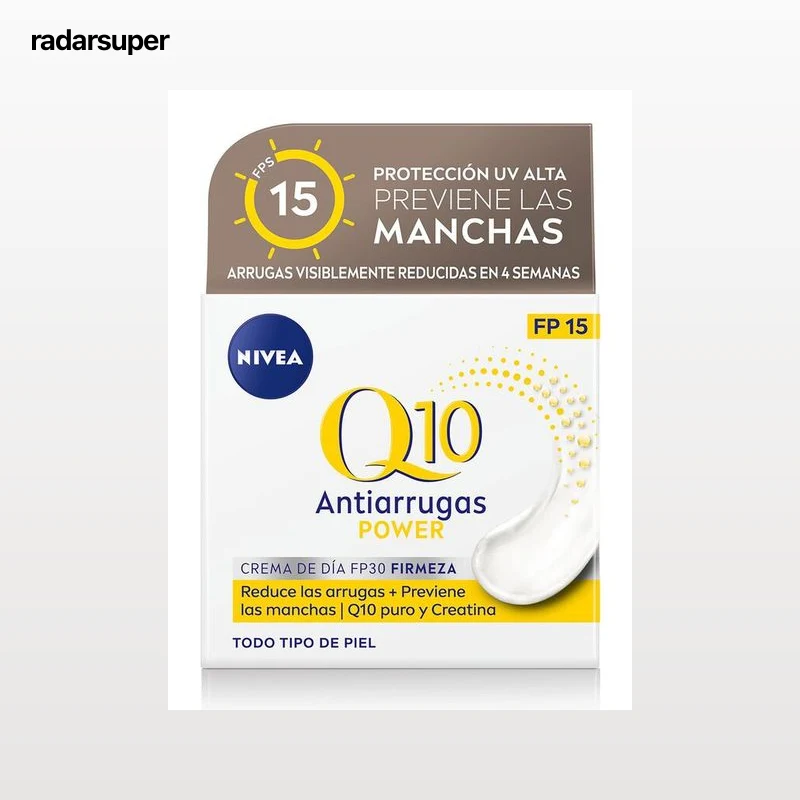 Crema facial de día Nivea Q10 50ml power SPF 15 antiarrugas