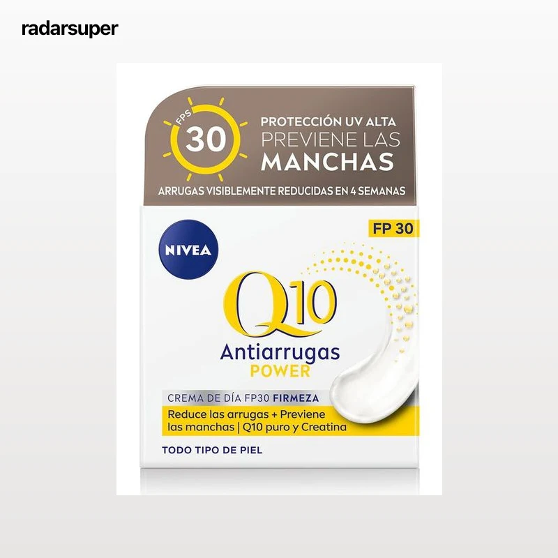 Crema facial de día Nivea Q10 50ml power SPF 30 antiarrugas