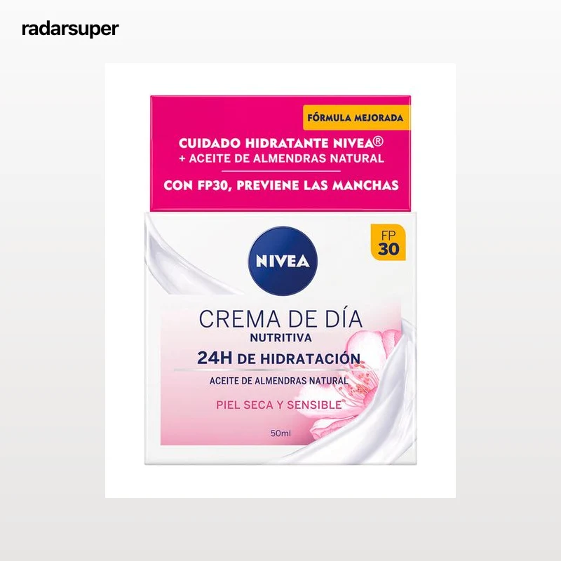 Crema facial de día nutritiva con factor de protección solar 30 Nivea 50 ml