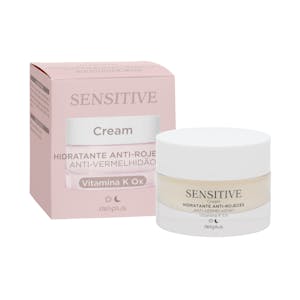 Crema facial hidratante anti-rojeces Deliplus Sensitive Vitamina K Ox