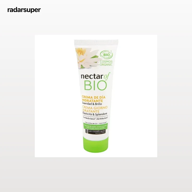 Crema facial hidratante suavidad y brillo ecológico Nectar of Bio Les Cosmétiques 50 ml.