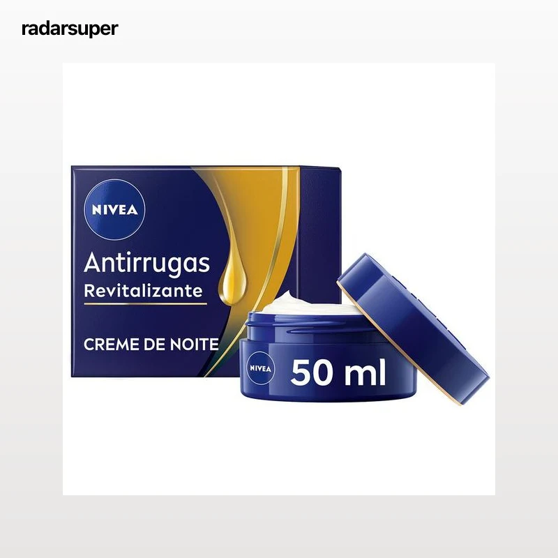 Crema facial Noche Nivea 50 ml Antiarrugas Revitalizante Fp15 +55