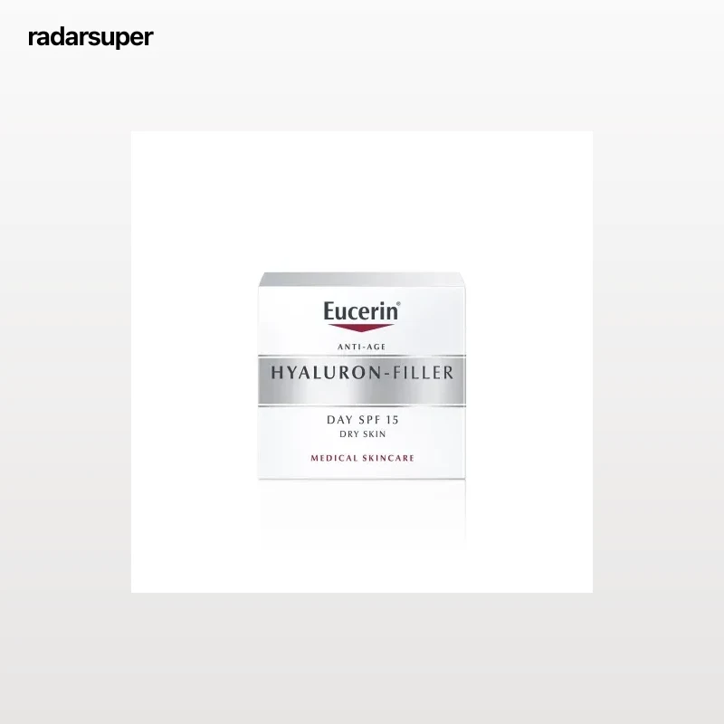 Crema facial para piel seca rellenador de arrugas Hyaluron Filler para el día con FP15 Eucerin 50 ml.