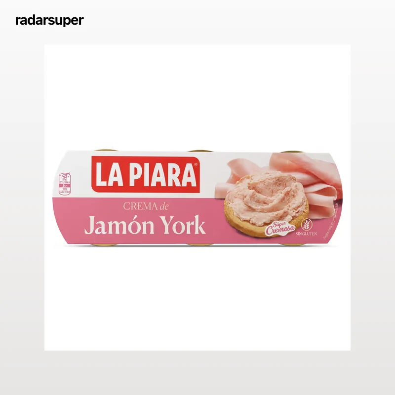 Crema de jamón york La piara 3 x 75 g
