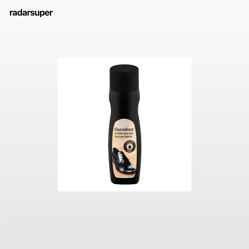 Crema liquida autobrillante negro Carrefour 50 ml.