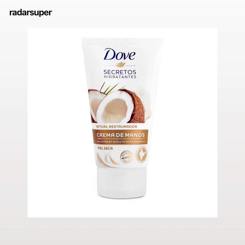 Crema de manos con aceite de coco y almendras Dove 75 ml