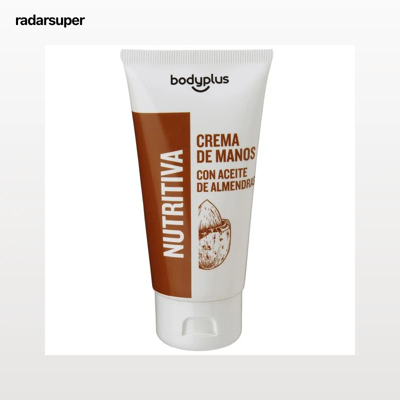 Crema de manos nutritiva con aceite de almendras Bodyplus 75ml