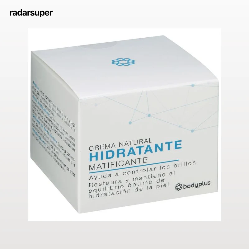 Crema natural hidratante matificante Bodyplus 50ml