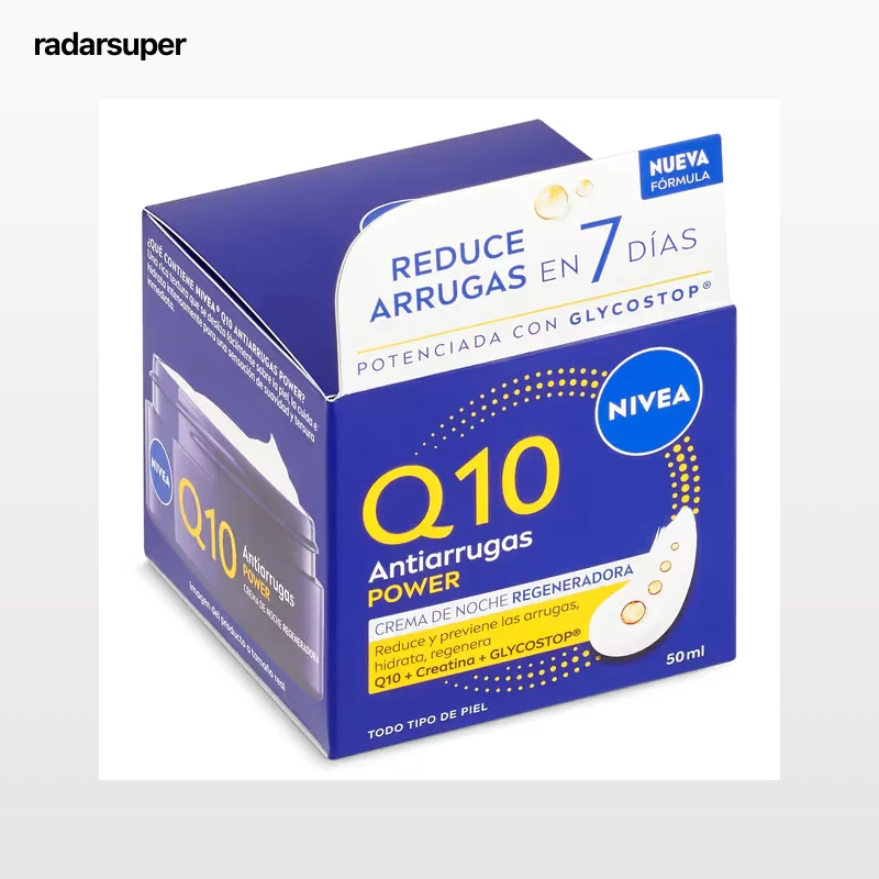 Crema de noche Q10 antiarrugas Nivea 50 ml