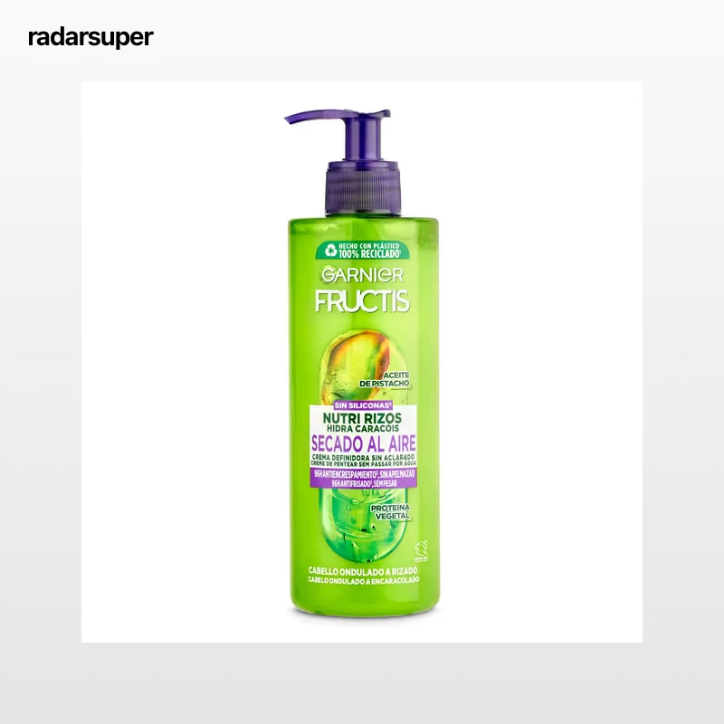 Crema nutri rizos sin aclarado Fructis 400 ml