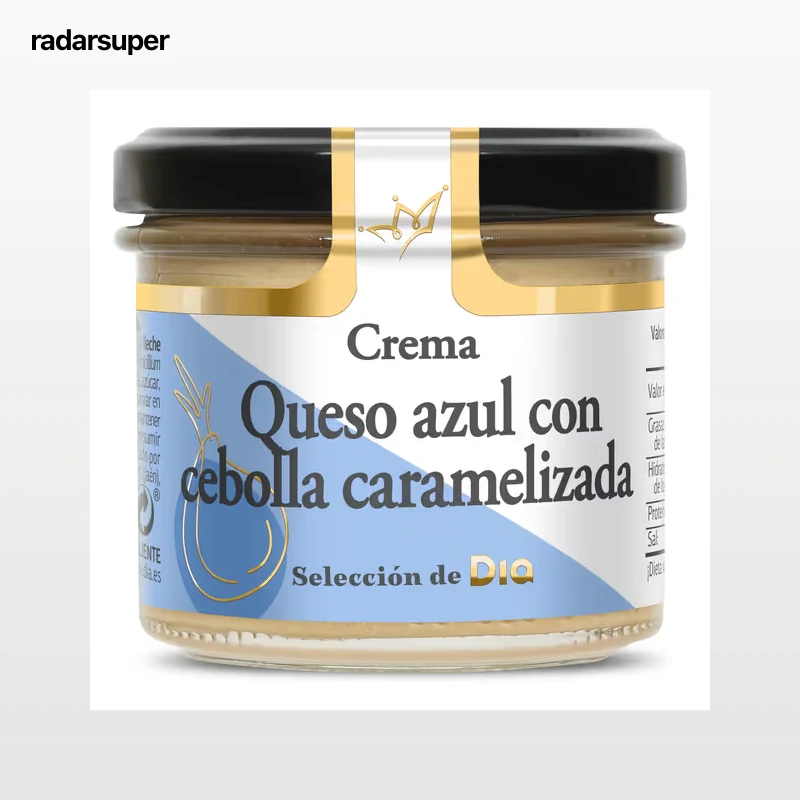 Crema de queso azul con cebolla caramelizada Selección de Dia 110 g