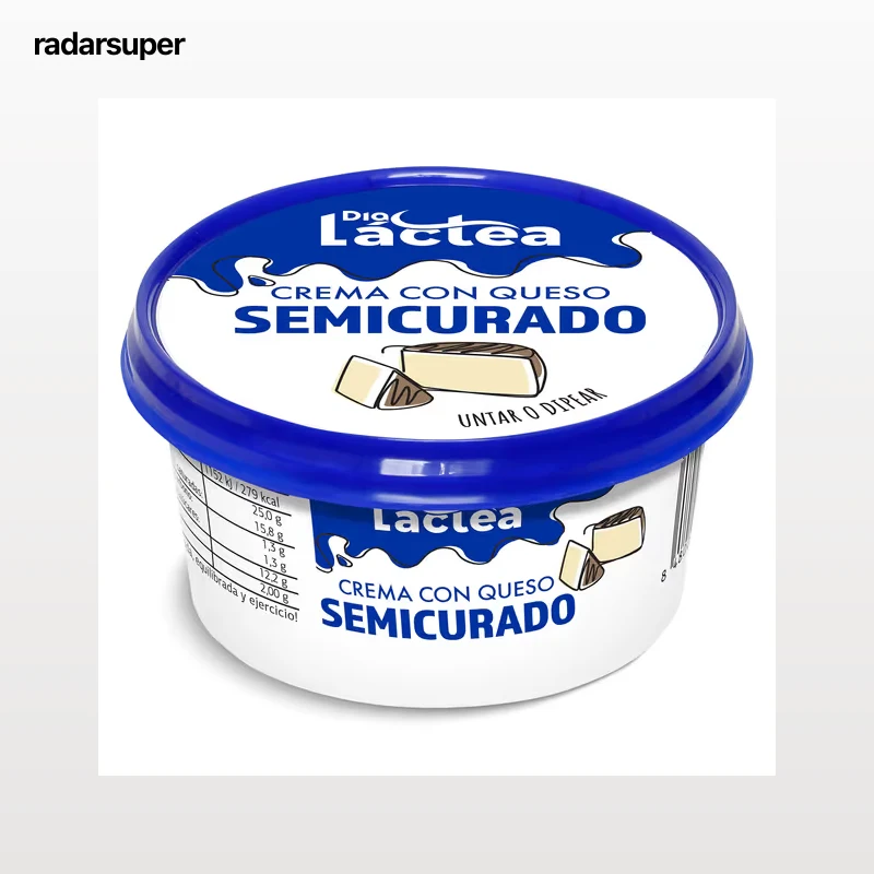 Crema de queso semicurado Dia Láctea 125 g