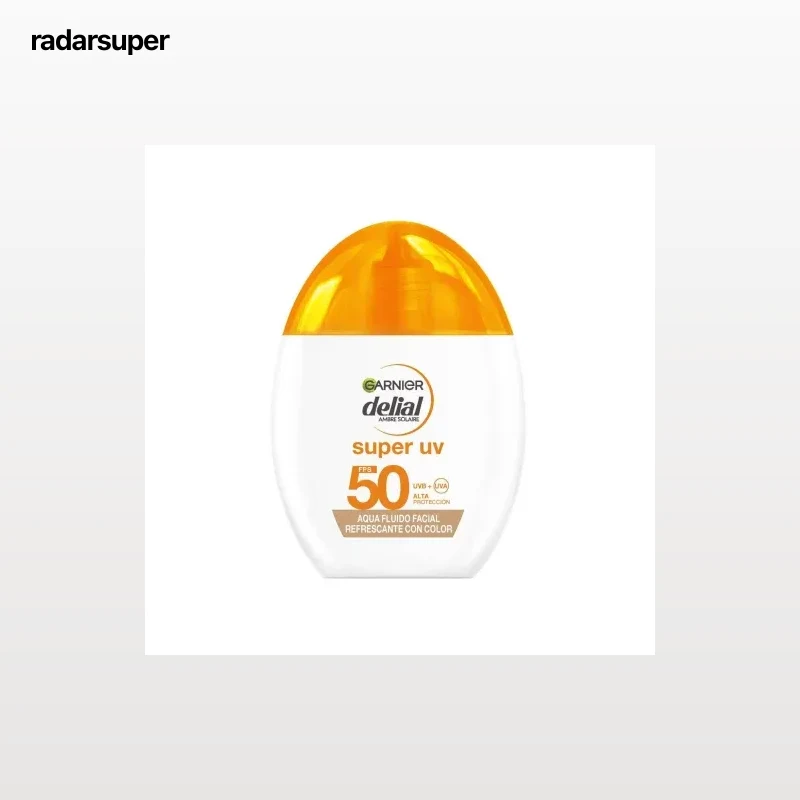 Crema solar facial refrescante con color SPF50 Denial Garniel 40 ml.