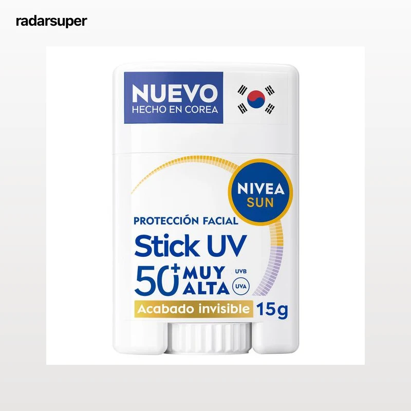 Crema solar facial stick con factor de protección 50 Nivea 15ml