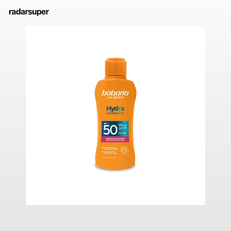 Crema solar factor 50 con efecto hydra Babaria 100 ml