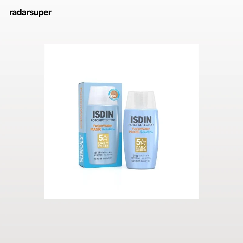 Crema solar fotoprotector fusion water magic pediatrics SPF50 Isdin 50 ml.