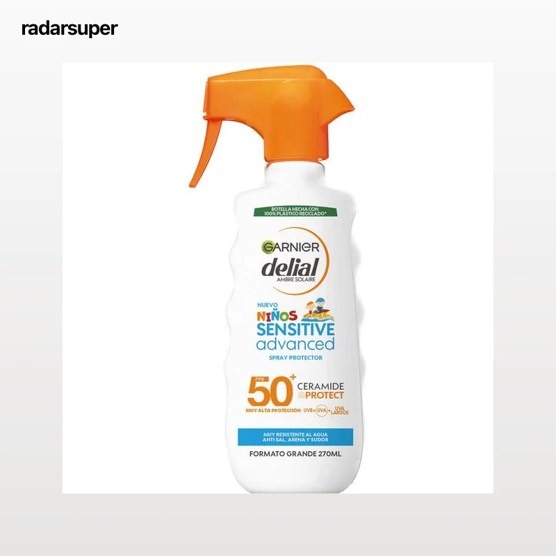 Crema solar pistola Delial 270 ml Niños FPS50