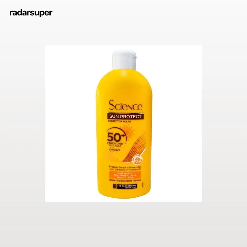 Crema solar SPF50+ Les Cosmetiques 400 ml.
