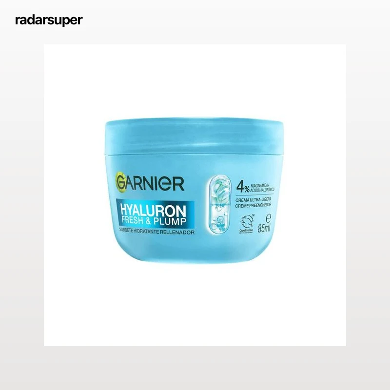 Crema Sorbete Hidratante Rellenador Garnier Hyaluron Fresh & Plump 85ml