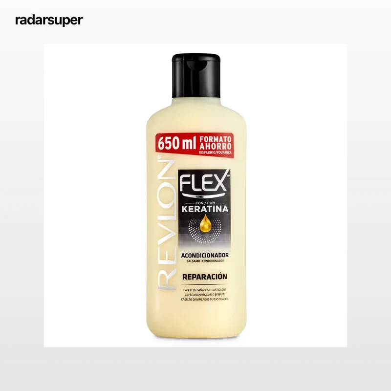 Crema suavizante con keratina cabello seco o dañado Flex 650 ml